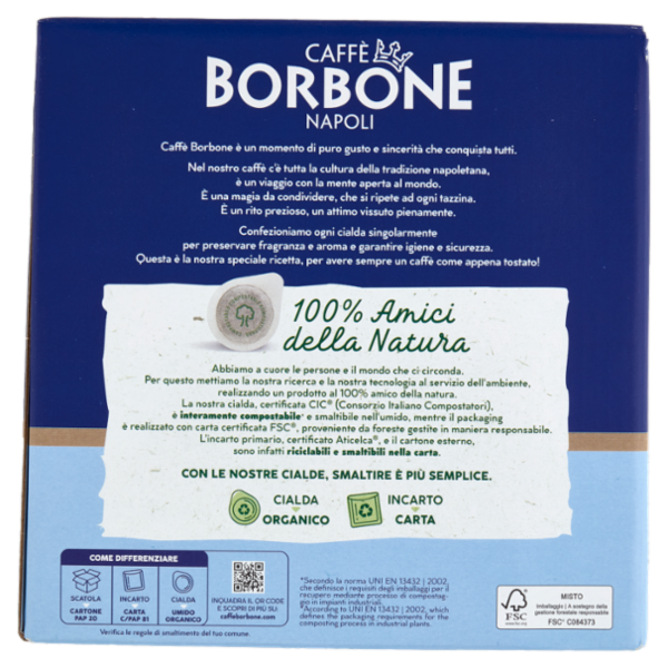 Caffè Borbone Miscela Decisa Cialde Compostabili* 30 x 7,2 g