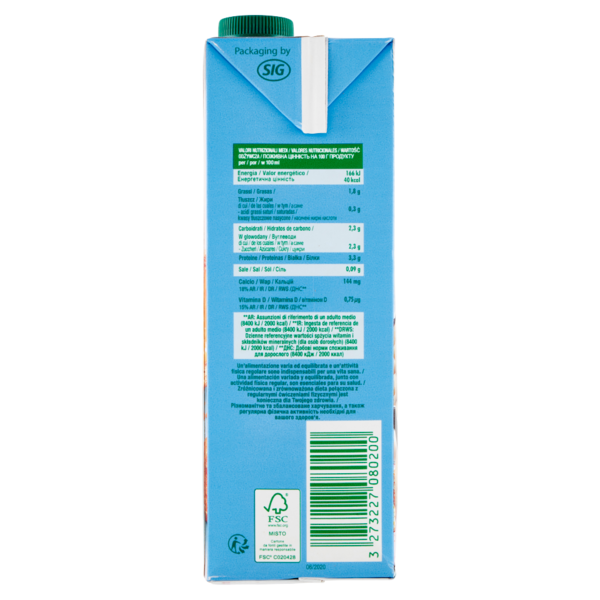 Sojasun Soia Calcio Plus 1 l