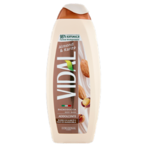 Vidal Almond & Karitè Bagnodoccia Addolcente Burro Di Karitè e Olio Di Mandorla 600 Ml