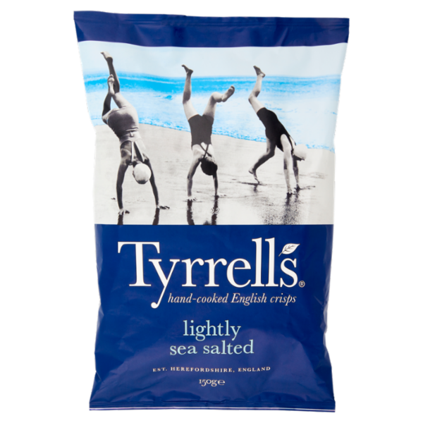 Tyrrells lightly sea salted 150 g