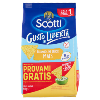 Riso Scotti Triangolini Snack Mais 60 g