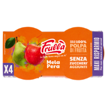 Frullà Mela Pera Senza Zuccheri* Aggiunti 4 x 100 g