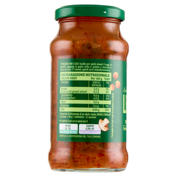 Star il mio Gran Legù Ragù di Ceci e Funghi Porcini 260 g