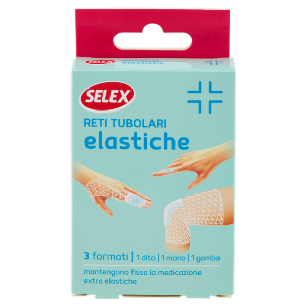 Selex Reti Tubolari Elastiche per Dito/Mano/Gamba 3 Formati 3 pezzi