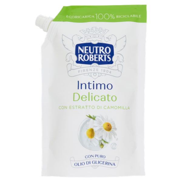 Neutro Roberts Intimo Delicato con Estratto di Camomilla Ecoricarica 400 ml
