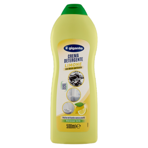 IL GIGANTE Crema Detergente Limone con Micro-particelle 500 ml
