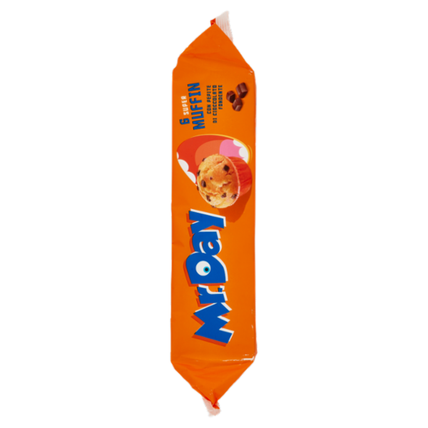 Mr.Day 6 Super Muffin con Pepite di Cioccolato Fondente 6 x 50 g