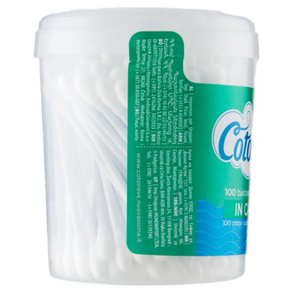 Cotoneve bastoncini cotonati in Carta 100 pz