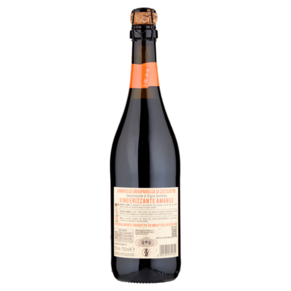 Righi Lambrusco Grasparossa di Castelvetro DOC Vino Frizzante Amabile 750 ml