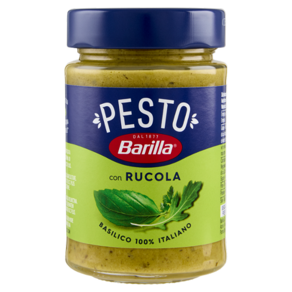 Barilla Pesto Basilico e Rucola Condimento e Sugo per Pasta 190 g