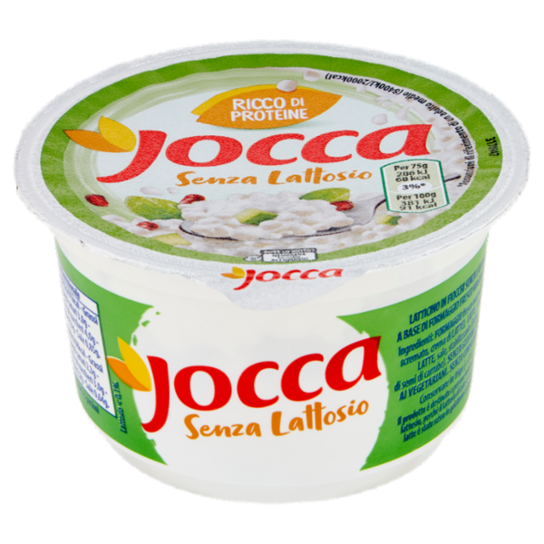 Jocca fiocchi di latte Senza Lattosio a base di formaggio fresco magro - 175 g