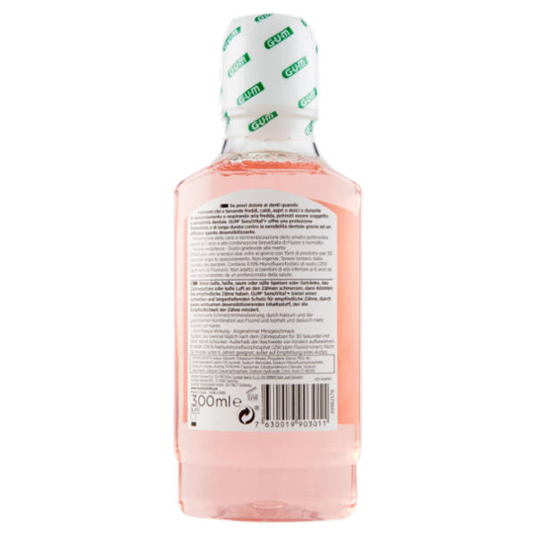Gum SensiVital+ Collutorio al Fluoro 300 ml