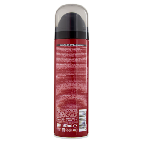 Intesa Pour Homme Schiuma da Barba Idratante con Olio di Avocado e Prebiotico 300 mL