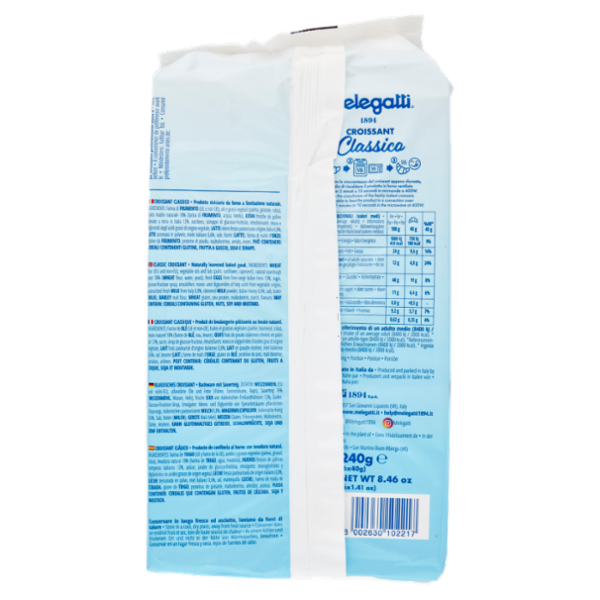 Melegatti 1894 Croissant Classico 6 x 40 g