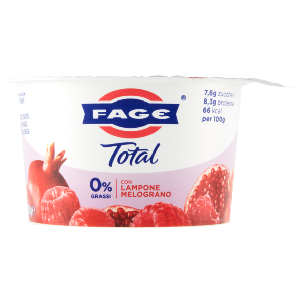 Fage Total 0% Grassi con Lampone Melograno 150 g