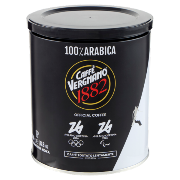 Caffè Vergnano 1882 100% Arabica Macinatura Moka 250 g