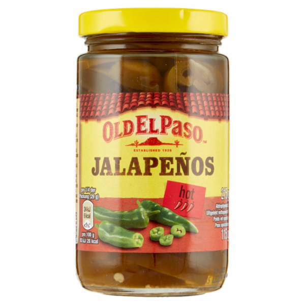 Old El Paso Jalapeños hot 215 g