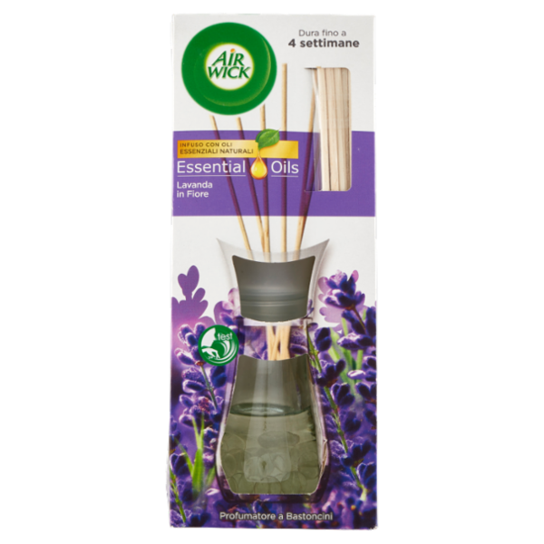 Air Wick Essential Oils Lavanda in Fiore Profumatore a Bastoncini 25 ml