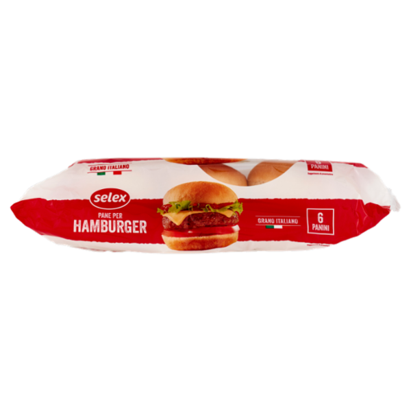 Selex Pane per Hamburger 6 pezzi 300 g