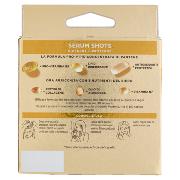 Pantene Pro-V Rigenera e Protegge Serum Shots Active Nutri-Plex 3 x 15 ml