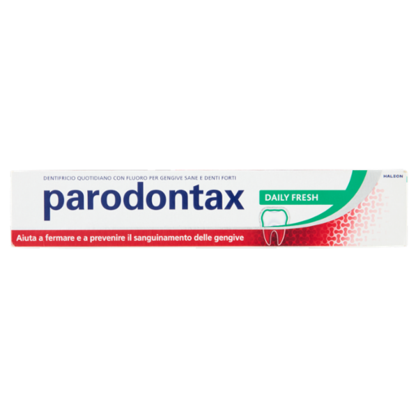 Parodontax Daily Fresh dentifricio quotidiano con fluoro per gengive più sane e denti forti, 75 ml