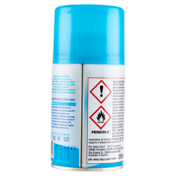 Selex Casa Bella Deodorante Ambiente per Erogatore Automatizzato Ricarica Fresco Profumo 250 ml