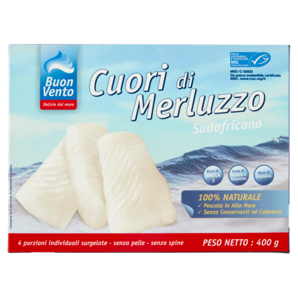 Buon Vento Cuori di Merluzzo Sudafricano 400 g