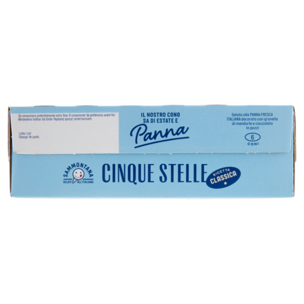 Sammontana Cinque Stelle Panna 6 x 75 g