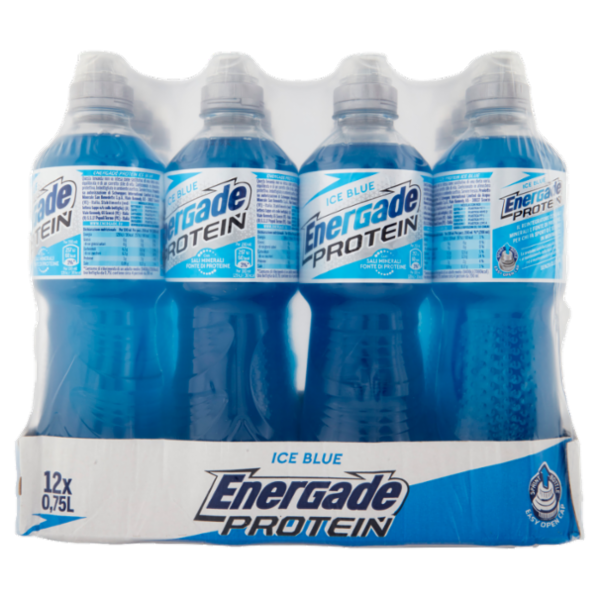 Energade Protein Ice Blue P&P 12 x 0,75 L