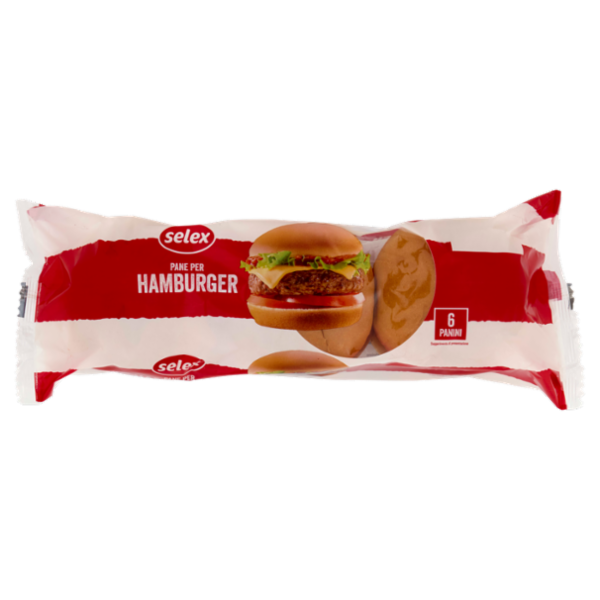 Selex Pane per Hamburger 6 pezzi 300 g