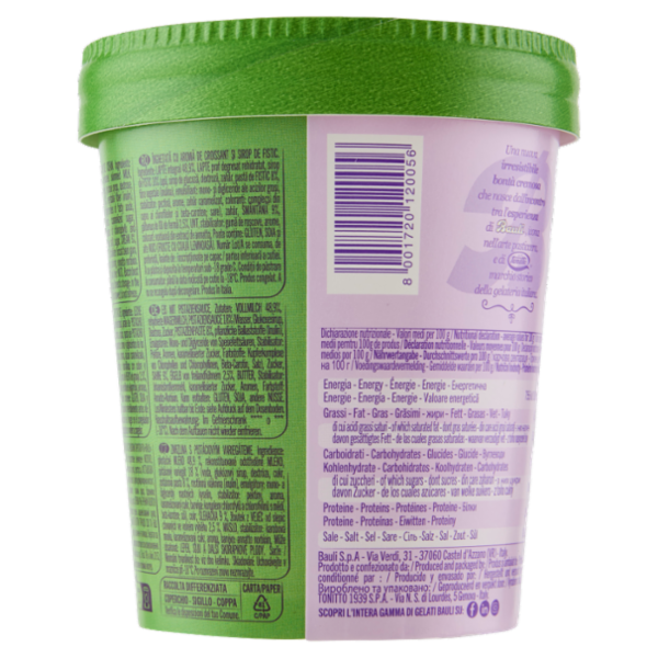 Bauli gelato al sapore di Croissant Pistacchio 275 g