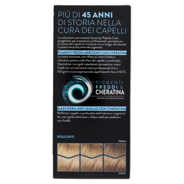 Syoss By Palette Colorazione Permanente 7_5 Biondo Chiaro Cenere