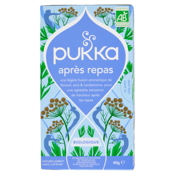 pukka after dinner Organic 20 Bustine di Miscela per Infuso 40 g