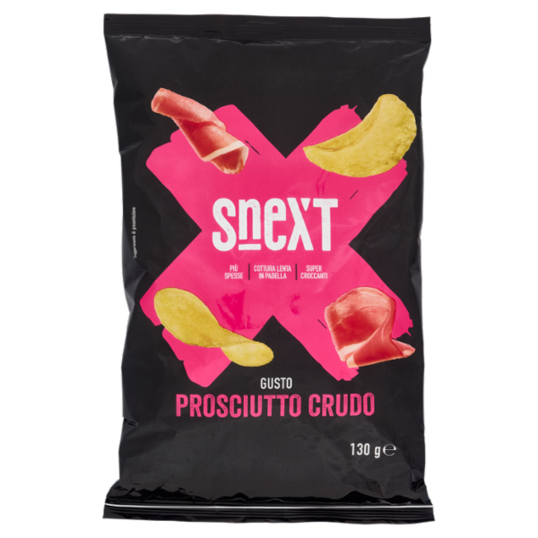 Snext Patatine Gusto Prosciutto Crudo 130 g