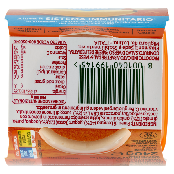 Plasmon la Merenda Banana e Yogurt Nutri mune 240 g