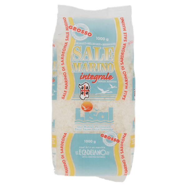 Lisal Sale Marino integrale Grosso 1000 g