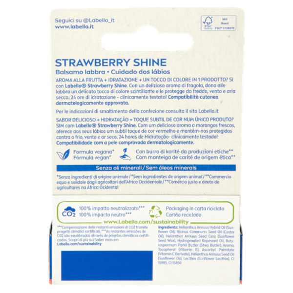 Labello Starwberry Shine 4,8 g