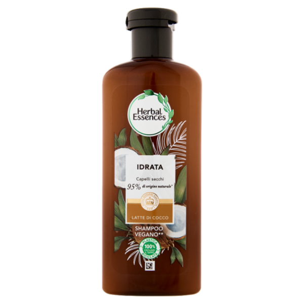 Herbal Essences Shampoo Formula Vegana Idrata con Olio di Cocco 250 ml