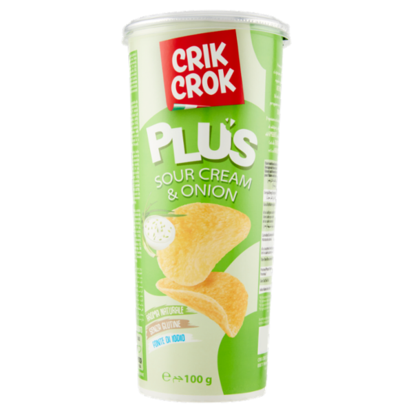 Crik Crok Plus Sour Cream & Onion 100 g