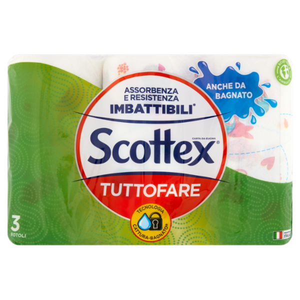 Scottex Tuttofare Carta da Cucina 3 pz