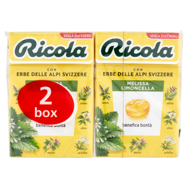 Ricola Melissa Limoncella 2 x 50 g