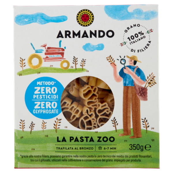 Armando Metodo* Zero Pesticidi - Zero Glyphosate la Pasta Zoo 350 g
