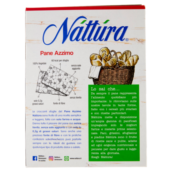 Náttúra Pane Azzimo senza lievito 200 g