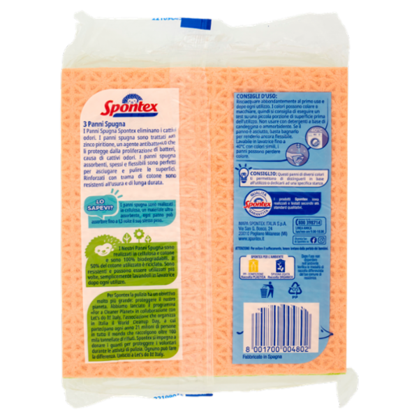 Spontex Panni Spugna x3