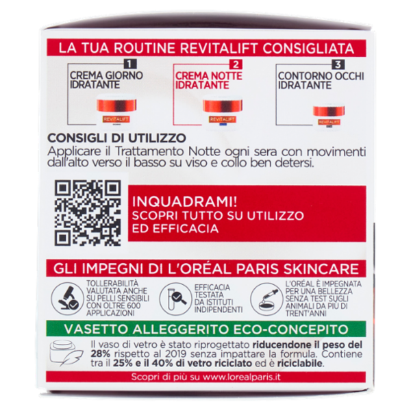 L'Oréal Paris Revitalift Crema Idratante Notte Anti-rughe 50 ml