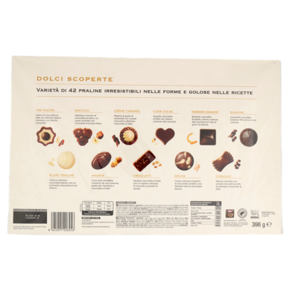 PERUGINA Dolci Scoperte Cioccolatini Assortiti Scatola Regalo 398g