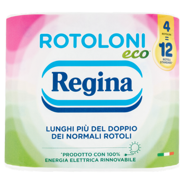 Rotoloni Regina Eco carta igienica 4 rotoli