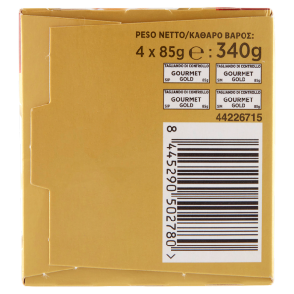 PURINA GOURMET Gold Straccetti Manzo / Pollo 4 x 85 g