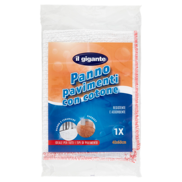 IL GIGANTE Panno pavimenti con cotone 40x60 cm 1 pz