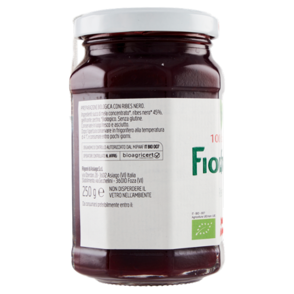 Rigoni di Asiago Fiordifrutta Ribes nero bio 250 g